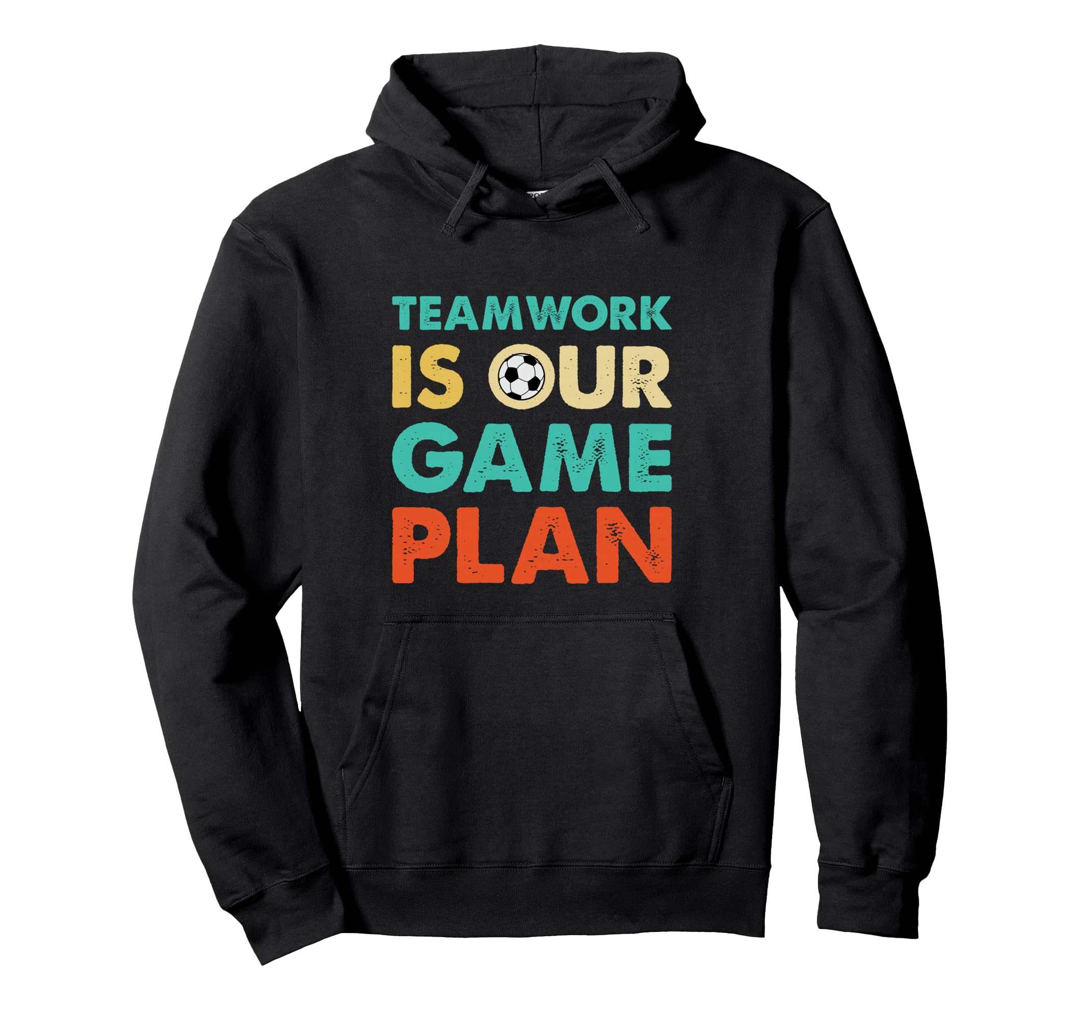 Teamwork Is Our Game Plan Hoodie - Custom Art Print for Adults - T-Shirt, Sweatshirt, Hoodie
