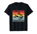 70S 80S Roller Derby Player Skate And T-Shirt - Novelty Apparel Unisex - T-Shirt, Sweatshirt, Hoodie