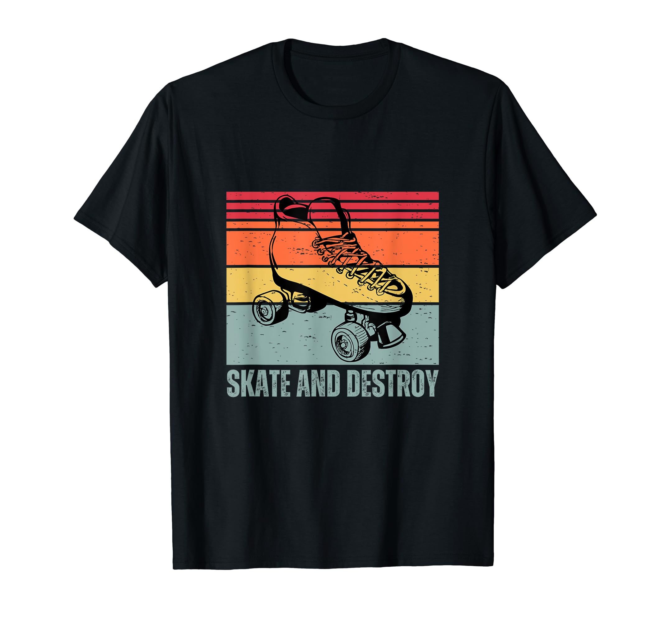 70S 80S Roller Derby Player Skate And T-Shirt - Novelty Apparel Unisex - T-Shirt, Sweatshirt, Hoodie