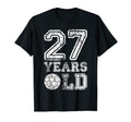 27 Years Old Soccer Sports Birthday T-Shirt - Unique Graphic Men Women - T-Shirt, Sweatshirt, Hoodie