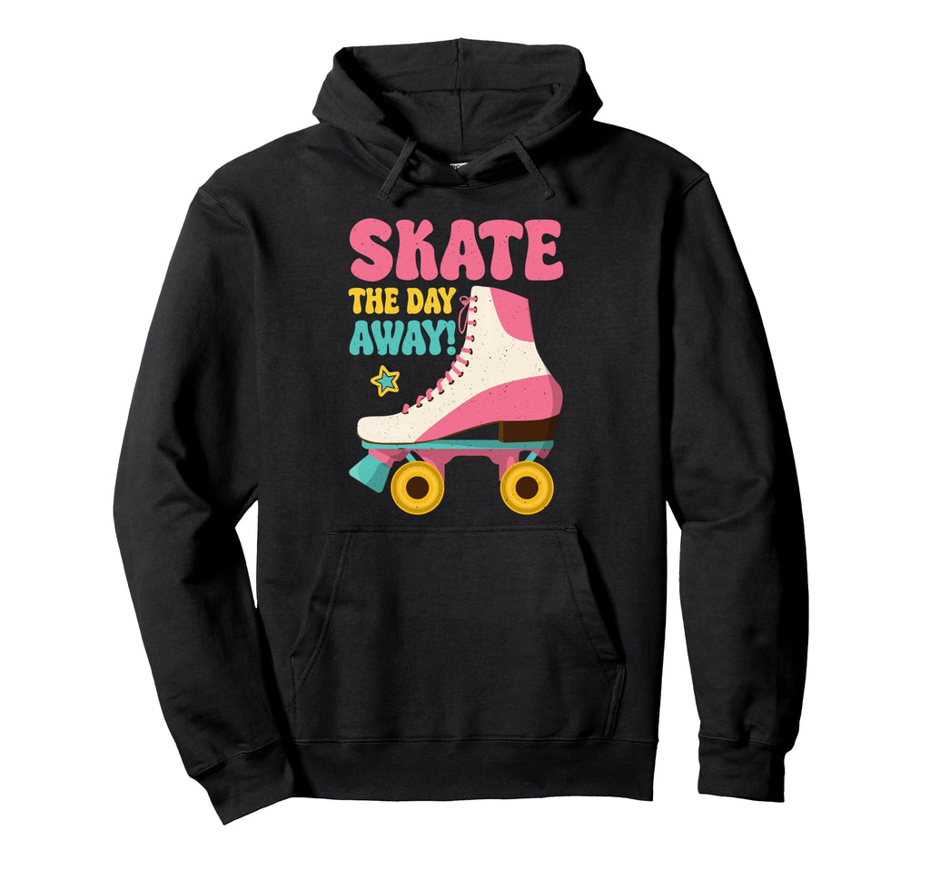 Roller Skating Roller Skates Hoodie - Unique Graphic Men Women - T-Shirt, Sweatshirt, Hoodie
