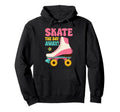 Roller Skating Roller Skates Hoodie - Unique Graphic Men Women - T-Shirt, Sweatshirt, Hoodie