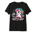Unicorn Soccer Goalie Player Kickin It T-Shirt - Novelty Apparel Unisex - T-Shirt, Sweatshirt, Hoodie