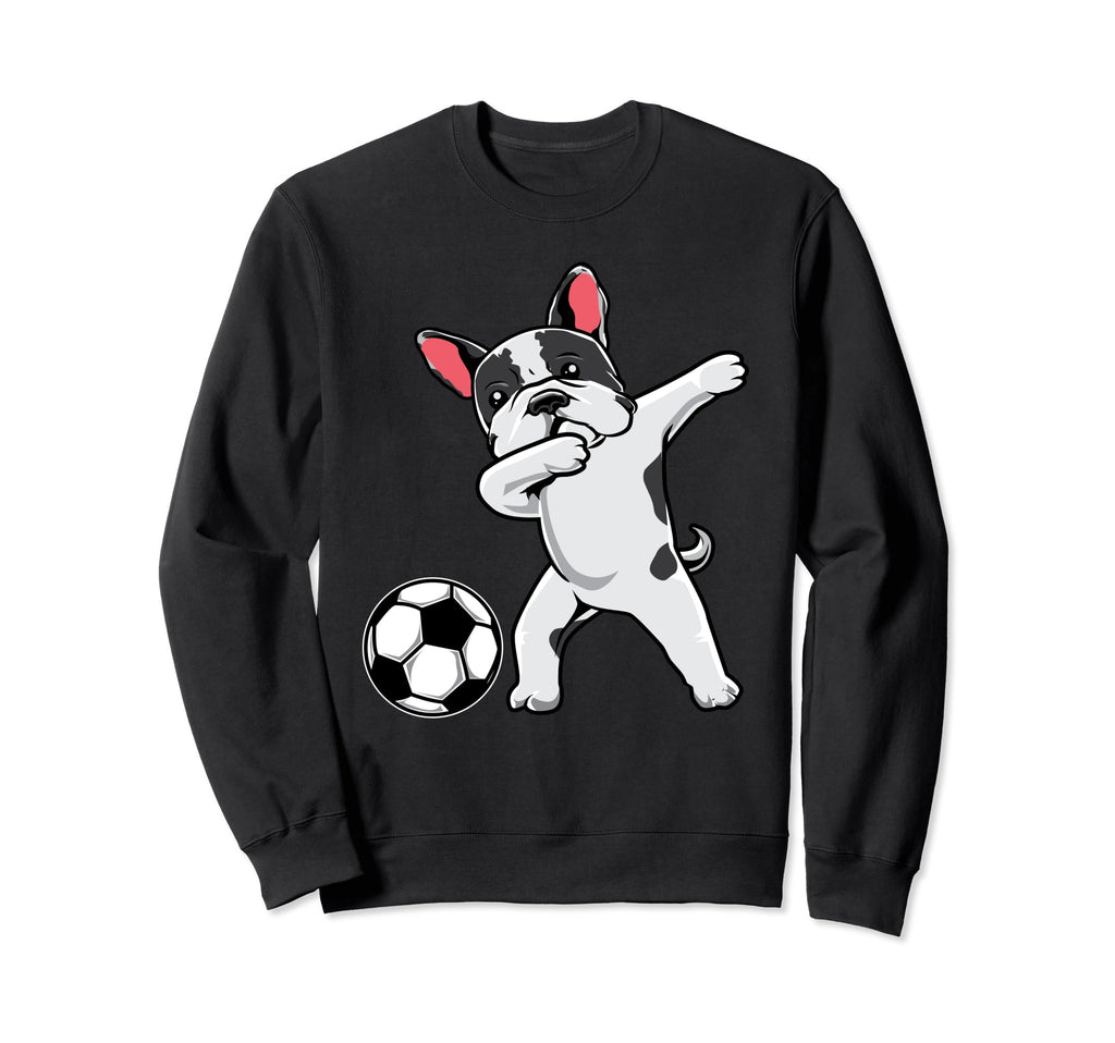 Dabbing French Bulldog Frenchie Dab Sweatshirt - Novelty Apparel Unisex - T-Shirt, Sweatshirt, Hoodie
