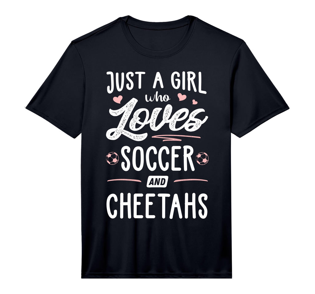Just Who Loves Soccer And Cheetahs Gift T-Shirt - Minimalist Print Unisex - T-Shirt, Sweatshirt, Hoodie