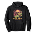 Badlands National Park Bison Sunset Hoodie - Casual Everyday Wear Men Women - T-Shirt, Sweatshirt, Hoodie