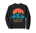 Glacier National Park Montana Bison Sweatshirt - Unique Graphic Men Women - T-Shirt, Sweatshirt, Hoodie