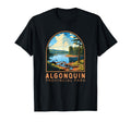 Algonquin Provincial Park Canada Emblem T-Shirt - Novelty Apparel Men Women - T-Shirt, Sweatshirt, Hoodie