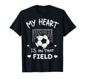 My Heart Is That Field Soccer Player T-Shirt - Custom Art Print for Adults - T-Shirt, Sweatshirt, Hoodie