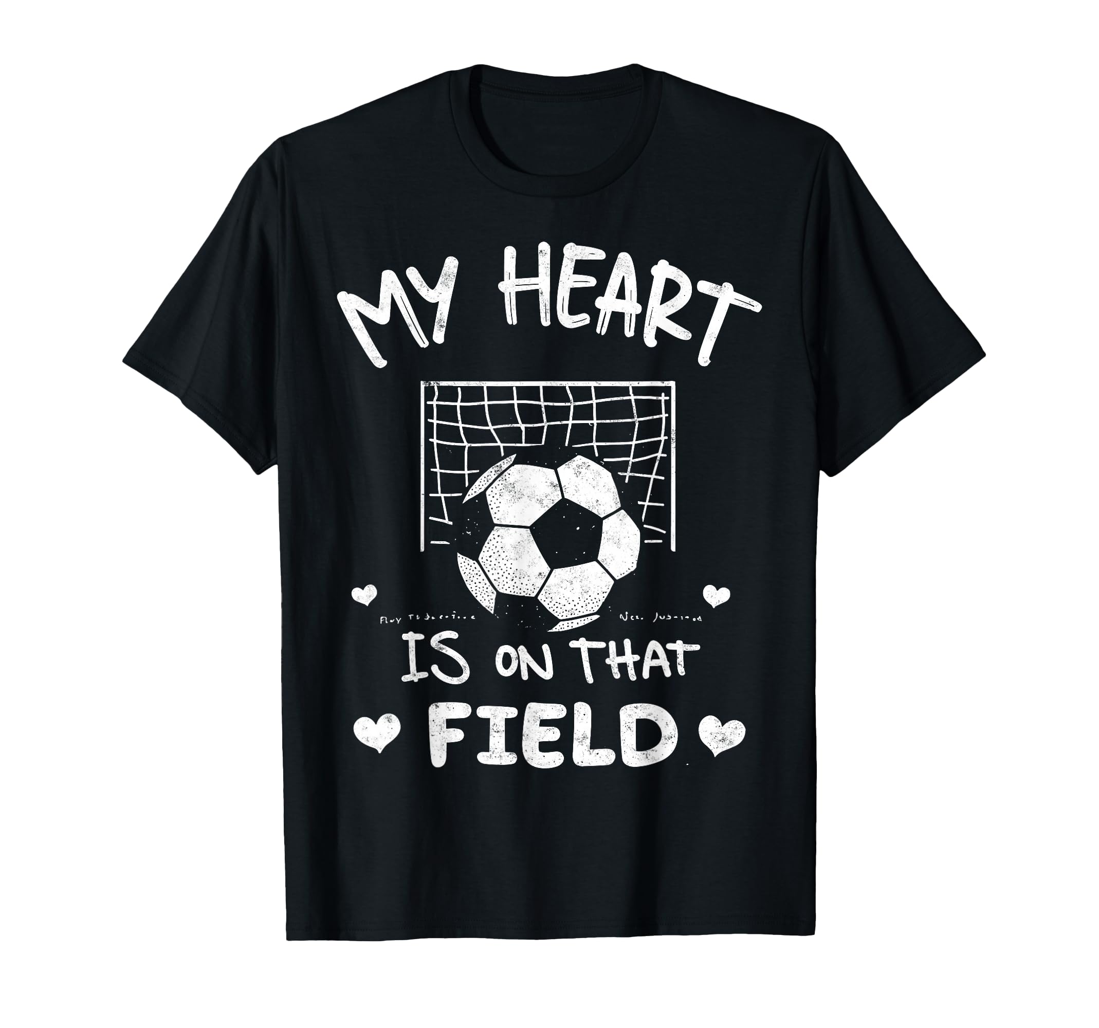 My Heart Is That Field Soccer Player T-Shirt - Custom Art Print for Adults - T-Shirt, Sweatshirt, Hoodie