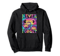 Never Forget 80S 90S Cassette Tape Outfit Hoodie - Minimalist Print Unisex - T-Shirt, Sweatshirt, Hoodie