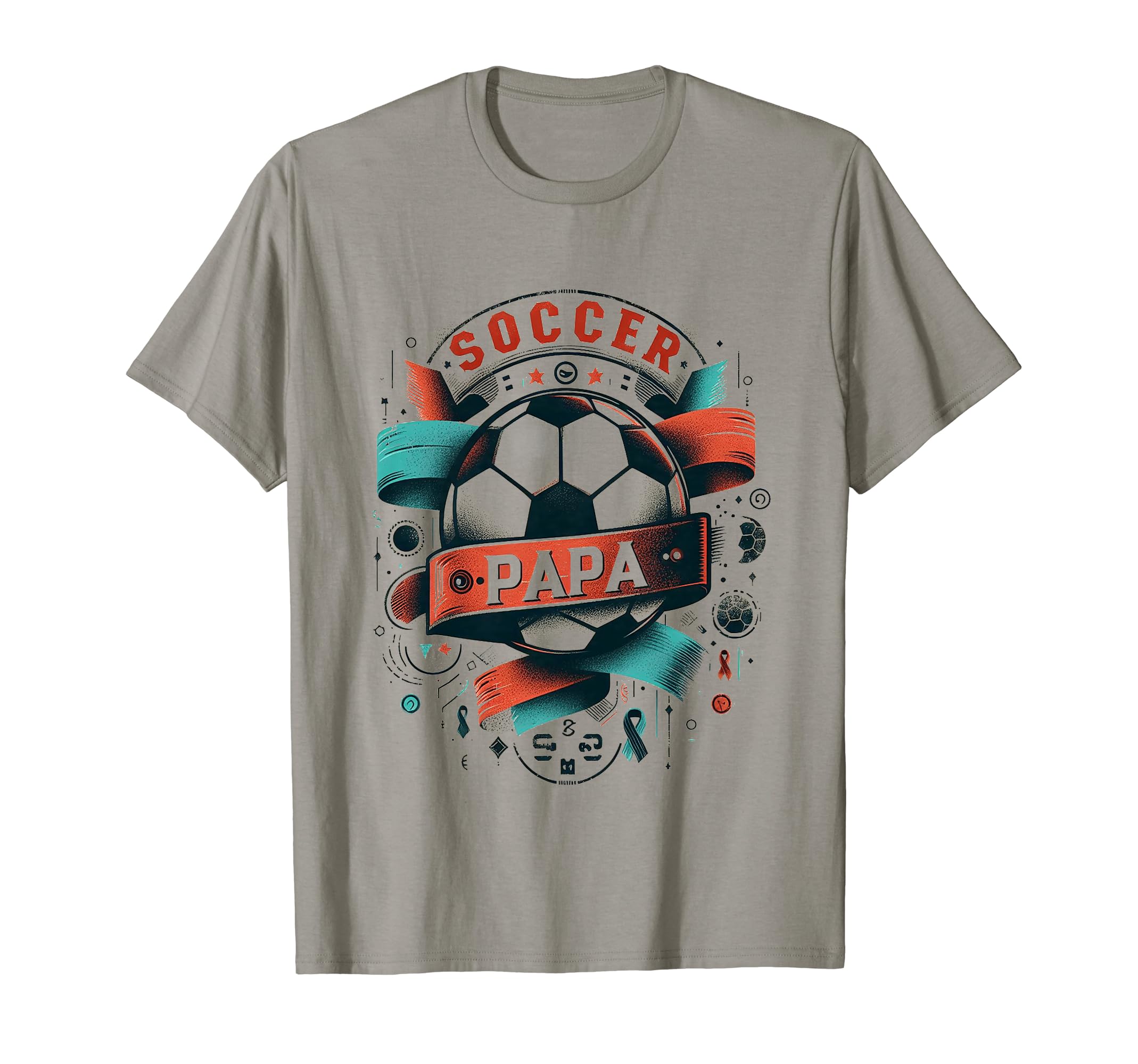 Soccer Papa Family Matching Dad T-Shirt - Casual Everyday Wear for Adults - T-Shirt, Sweatshirt, Hoodie