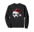 Soccer Ball Santa Hat Family Sweatshirt - Aesthetic Graphic Unisex - T-Shirt, Sweatshirt, Hoodie