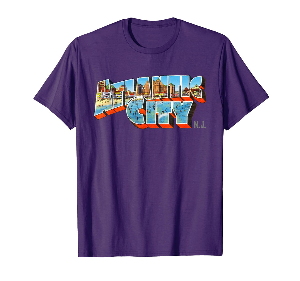 Atlantic City New Jersey Nj Souvenir T-Shirt - Unique Graphic for Adults - T-Shirt, Sweatshirt, Hoodie