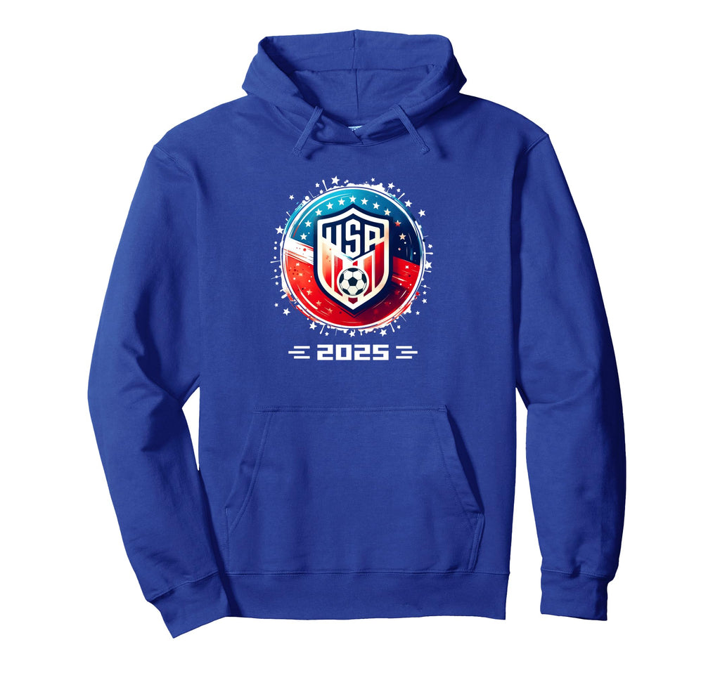 American Flag Soccer Soccer 2025 Hoodie - Aesthetic Graphic for Adults - T-Shirt, Sweatshirt, Hoodie