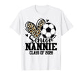 Senior Nannie Class 2026 Soccer Leopard T-Shirt - Novelty Apparel Unisex - T-Shirt, Sweatshirt, Hoodie