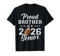 Senior Football Brother Class 2026 T-Shirt - Graphic Print Men Women - T-Shirt, Sweatshirt, Hoodie