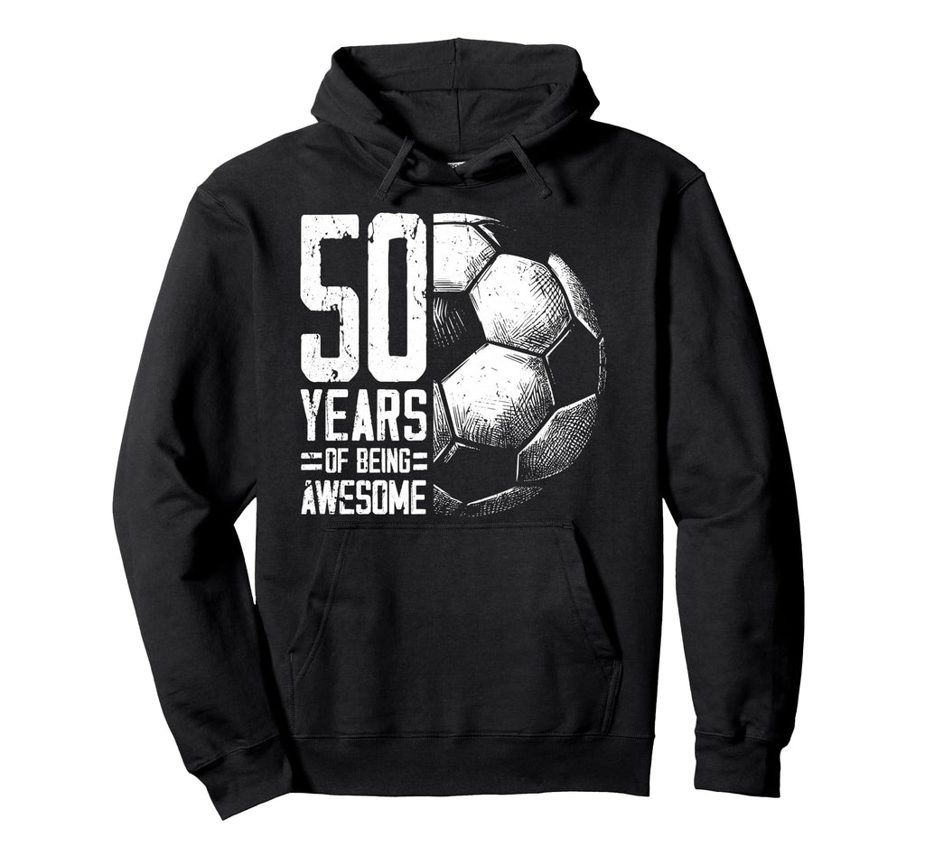 50Th Birthday Soccer Player Football 50 Hoodie - Graphic Print Men Women - T-Shirt, Sweatshirt, Hoodie