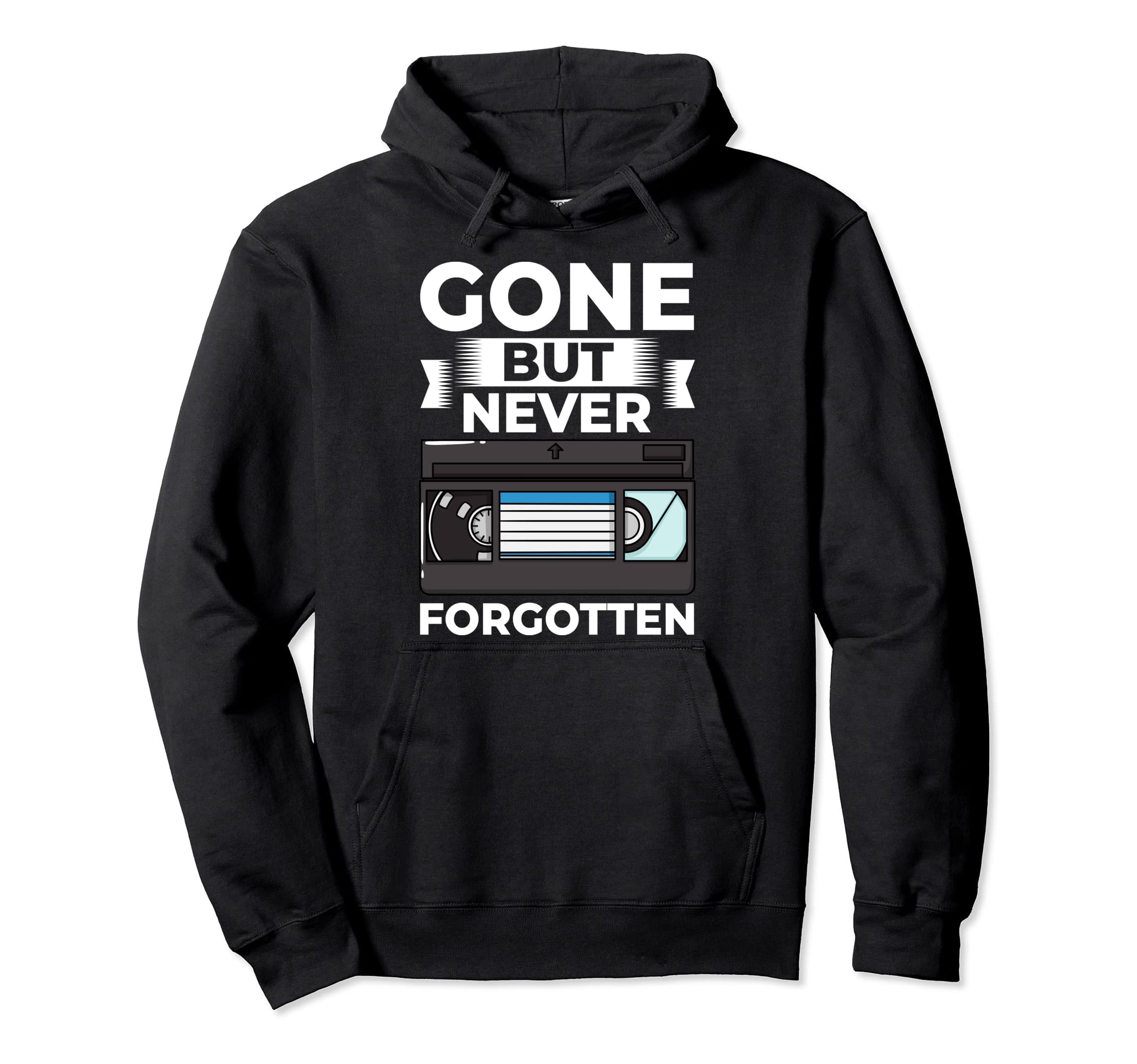Vhs Player Videotape Video Cassette Hoodie - Fun Novelty Design Unisex - T-Shirt, Sweatshirt, Hoodie