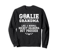 Hockey Goalie Grandma Hockey Keeper Sweatshirt - Graphic Print for Adults - T-Shirt, Sweatshirt, Hoodie