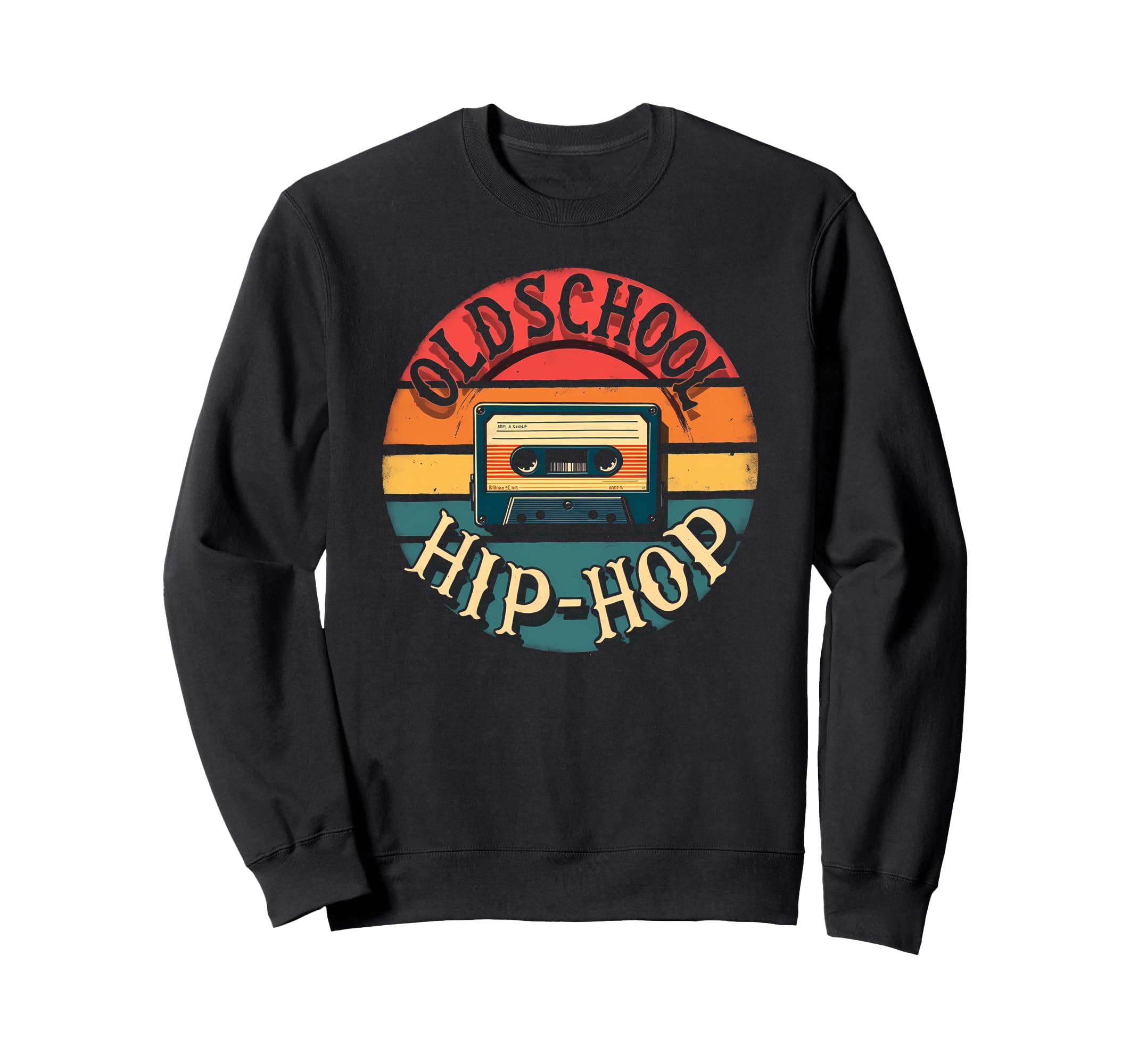 Nostalgic Old School Hiphop Sweatshirt - Minimalist Print Unisex - T-Shirt, Sweatshirt, Hoodie
