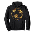 Soccerball Cheetah Leopard Pattern Sport Hoodie - Graphic Print Men Women - T-Shirt, Sweatshirt, Hoodie
