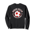 Soccer Senior 2025 Final Half Sweatshirt - Fun Novelty Design Men Women - T-Shirt, Sweatshirt, Hoodie