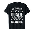 Ice Hockey Goalie Grandpa Hockey T-Shirt - Novelty Apparel for Adults - T-Shirt, Sweatshirt, Hoodie