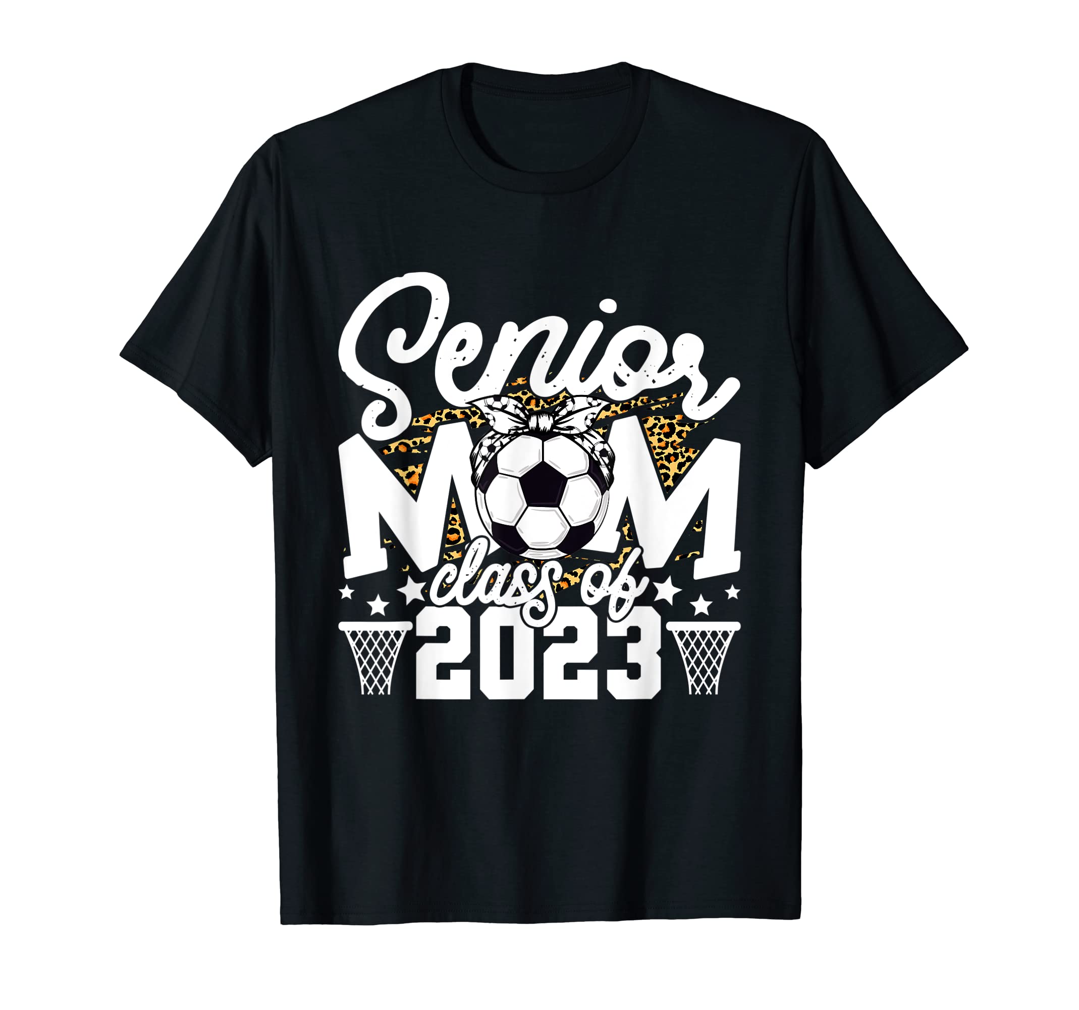 Leopard Senior Mom Class 2023 Senior T-Shirt - Graphic Print for Adults - T-Shirt, Sweatshirt, Hoodie