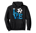 I Love Soccer Goalie Player Fan Hoodie - Casual Everyday Wear for Adults - T-Shirt, Sweatshirt, Hoodie