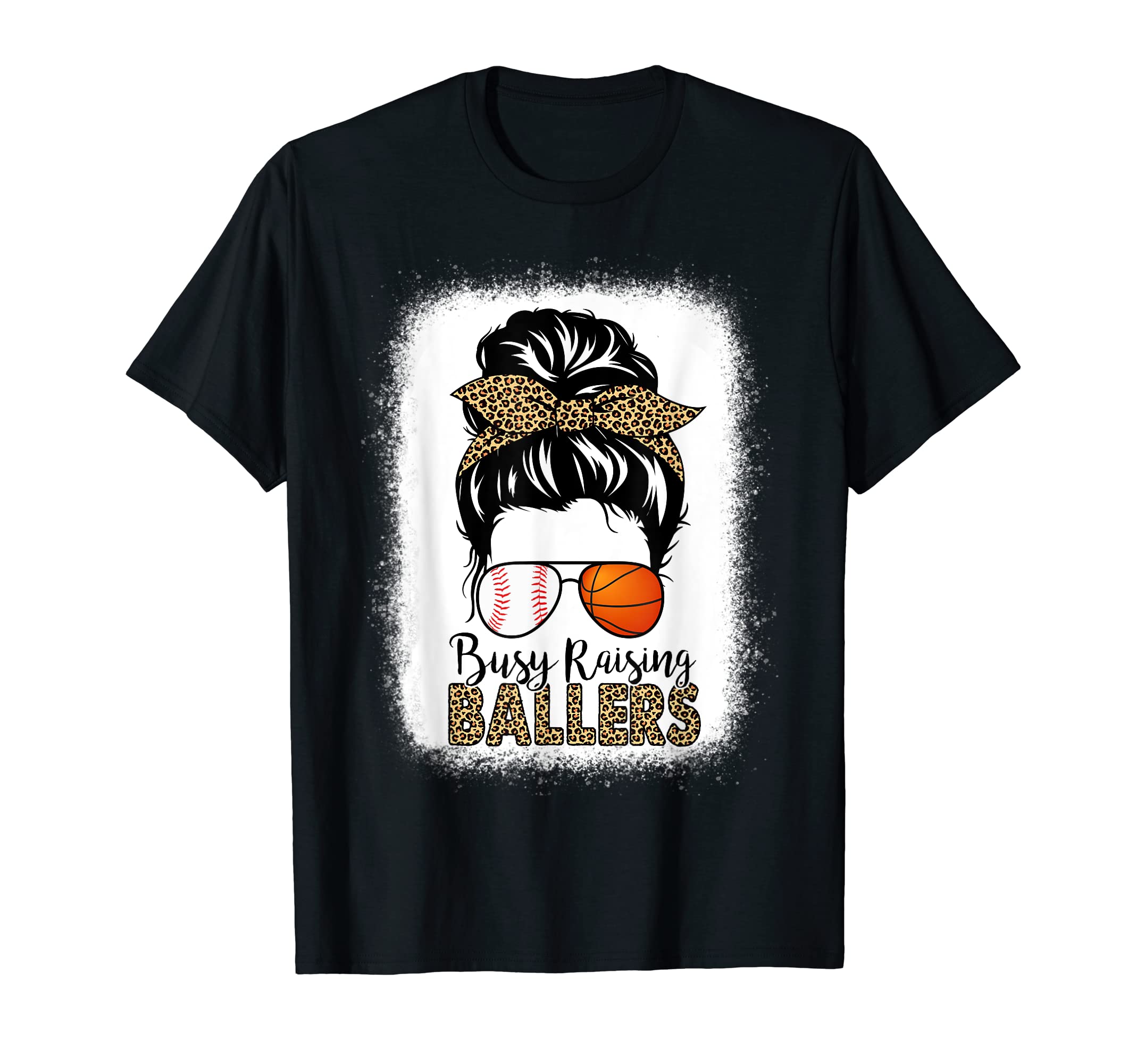 Basketball Baseball Mom Busy Raising T-Shirt - Novelty Apparel Unisex - T-Shirt, Sweatshirt, Hoodie