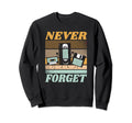 Never Forget Floppy Disk Vhs And Sweatshirt - Graphic Print for Adults - T-Shirt, Sweatshirt, Hoodie