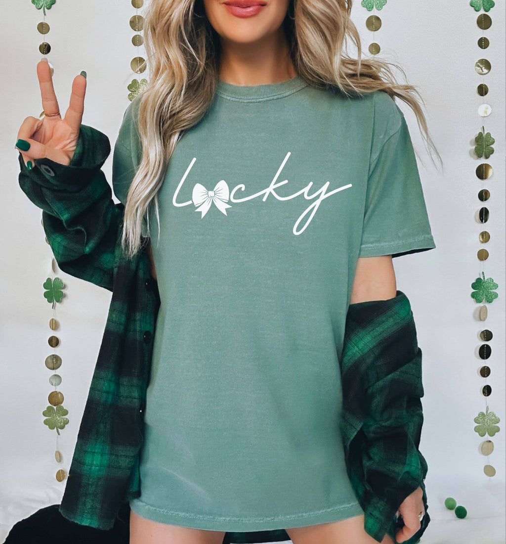 St. Patricks Day Lucky, Graphic Apparel, - Adult & Kids T-Shirts, Sweatshirts & Hoodies apparel design preview 1