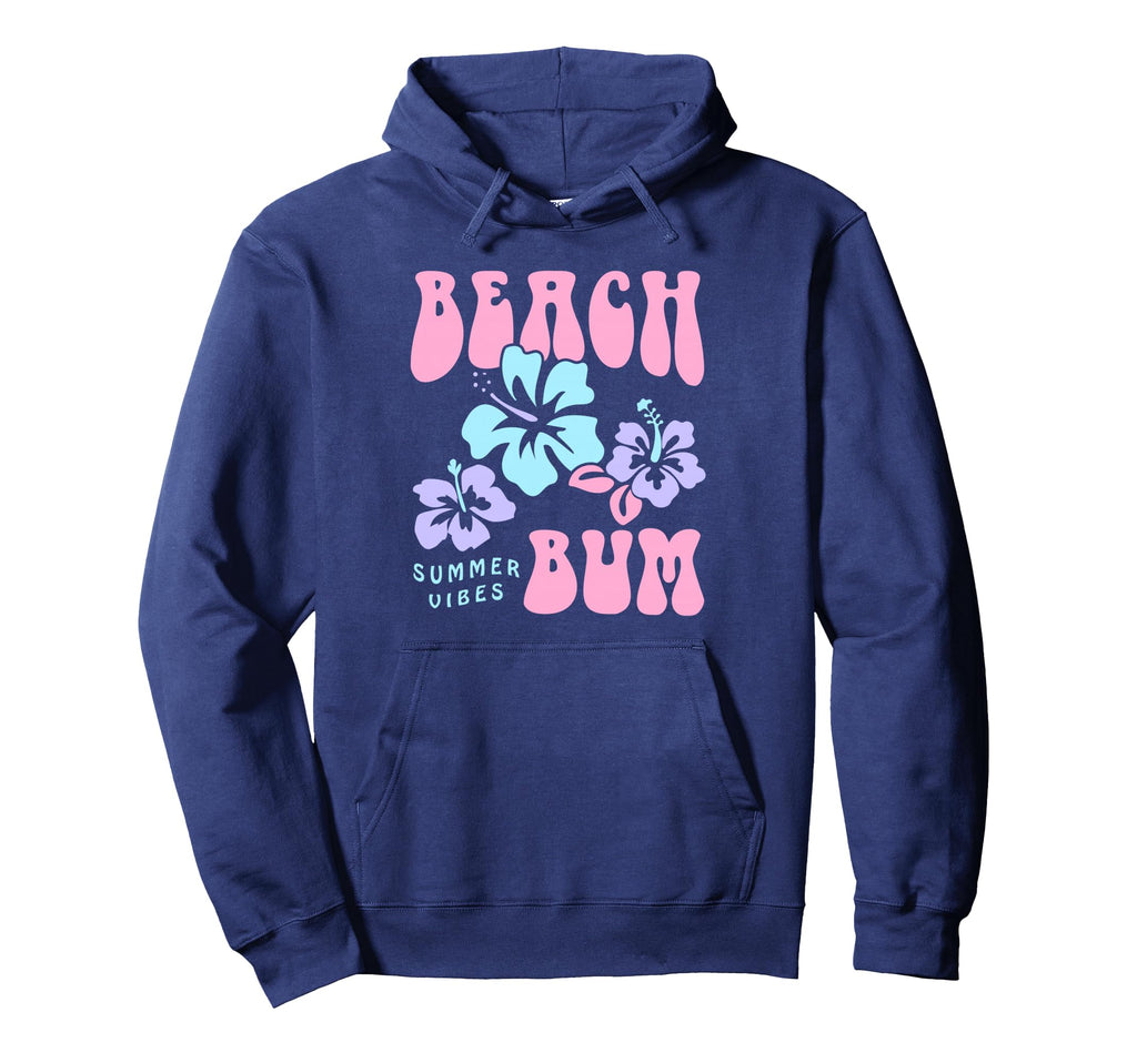 Coconut Beach Bum Pastel Trendy Y2K Hoodie - Custom Art Print for Adults - T-Shirt, Sweatshirt, Hoodie