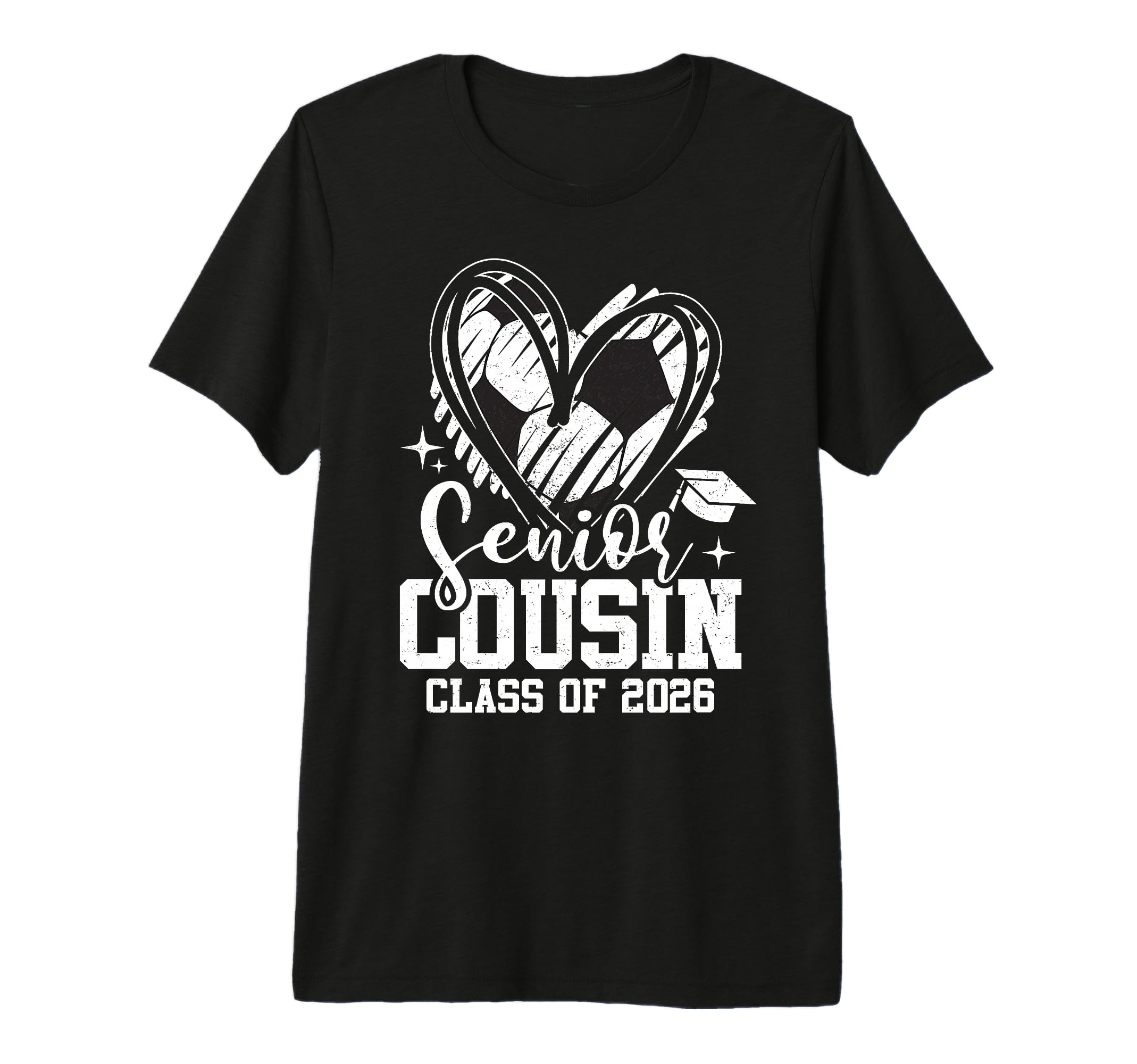 Senior Cousin Class 2026 Soccer T-Shirt - Fun Novelty Design Unisex - T-Shirt, Sweatshirt, Hoodie
