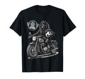 Gordon Setter Motorbike Love Footbal T-Shirt - Fun Novelty Design Unisex - T-Shirt, Sweatshirt, Hoodie