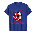 Field Is Calling Soccer Ball T-Shirt - Trendy Graphic Unisex - T-Shirt, Sweatshirt, Hoodie