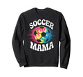 Soccer Mama Mom Tie Dye Sweatshirt - Trendy Graphic Unisex - T-Shirt, Sweatshirt, Hoodie