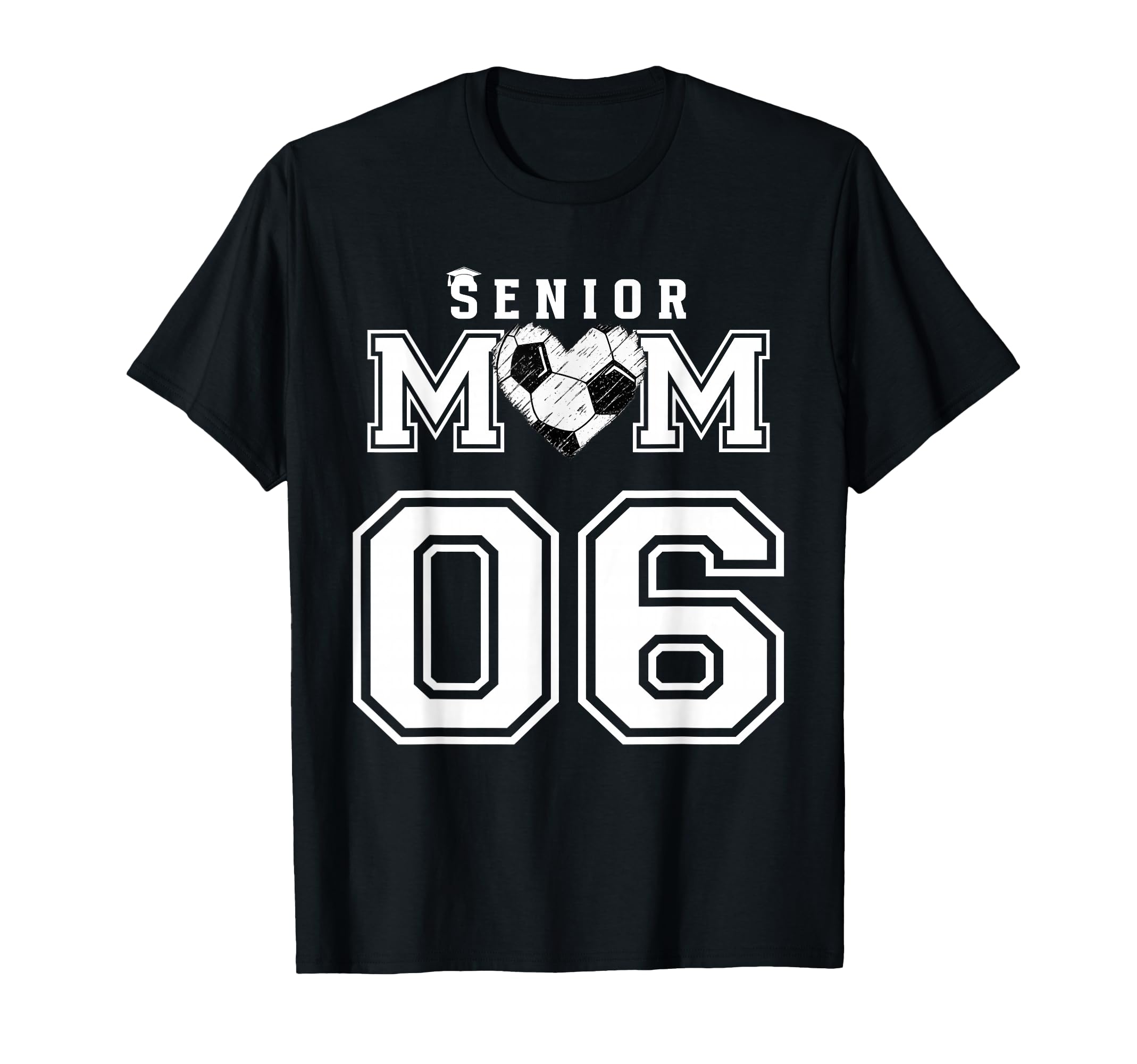 Proud Senior Soccer Mom Custom Jersey T-Shirt - Novelty Apparel for Adults - T-Shirt, Sweatshirt, Hoodie