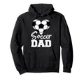 Soccer Dad Heart Funny Heartfelt Love Hoodie - Novelty Apparel Men Women - T-Shirt, Sweatshirt, Hoodie