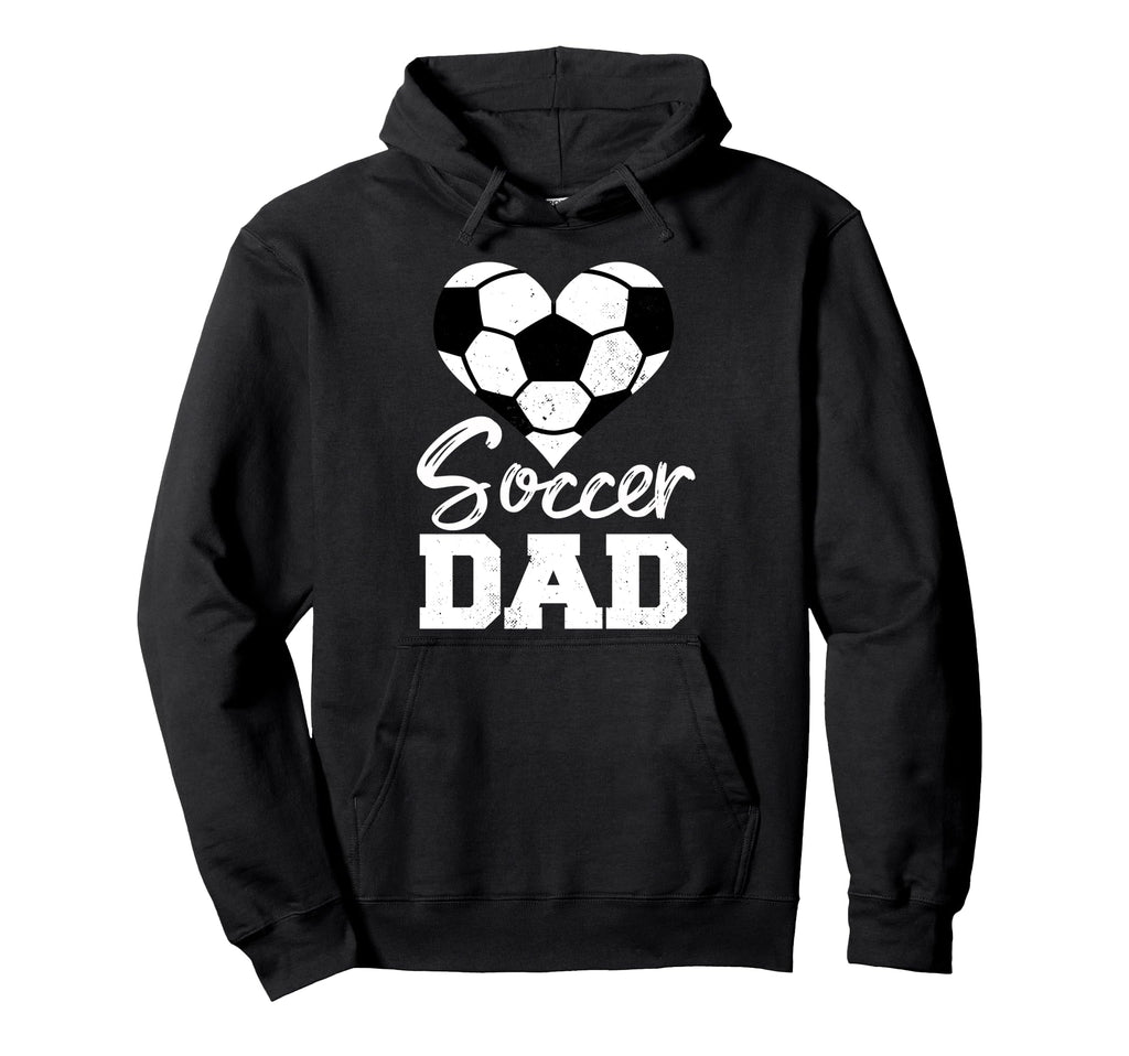 Soccer Dad Heart Funny Heartfelt Love Hoodie - Streetwear Style Unisex - T-Shirt, Sweatshirt, Hoodie