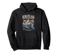 Route 66 Feel Freedom Hoodie - Fun Novelty Design Men Women - T-Shirt, Sweatshirt, Hoodie