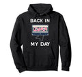 Back My Day Audio Cassette Tape Hoodie - Unique Graphic Unisex - T-Shirt, Sweatshirt, Hoodie