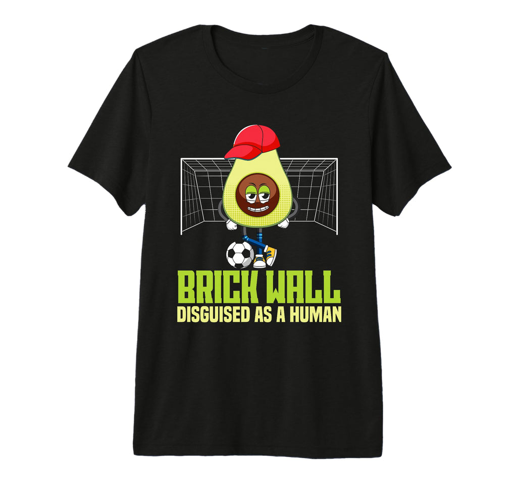 Soccer Goalie Brick Wall Disguised T-Shirt - Minimalist Print for Adults - T-Shirt, Sweatshirt, Hoodie