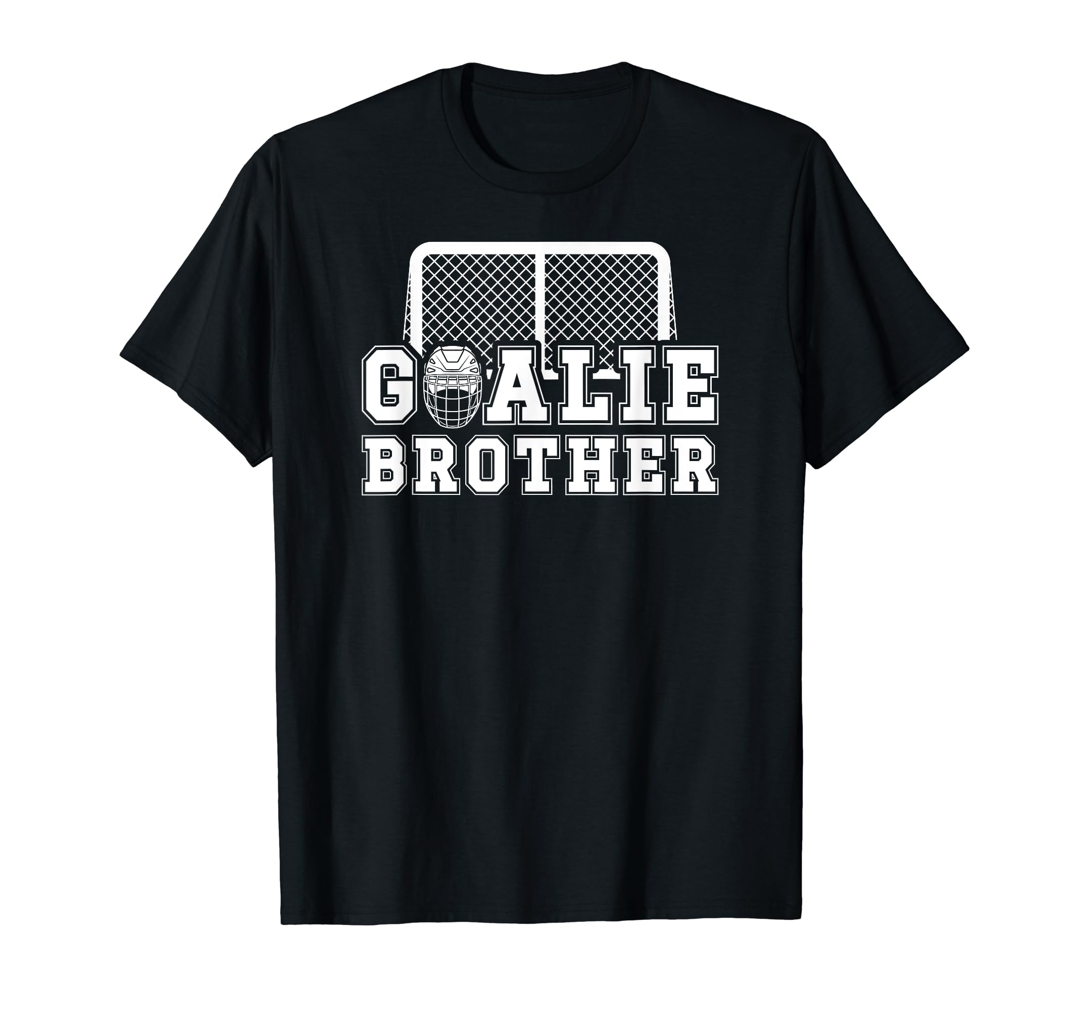 Ice Hockey Goalie Brother Hockey Keeper Bro T-Shirt - Unique Graphic Unisex - T-Shirt, Sweatshirt, Hoodie
