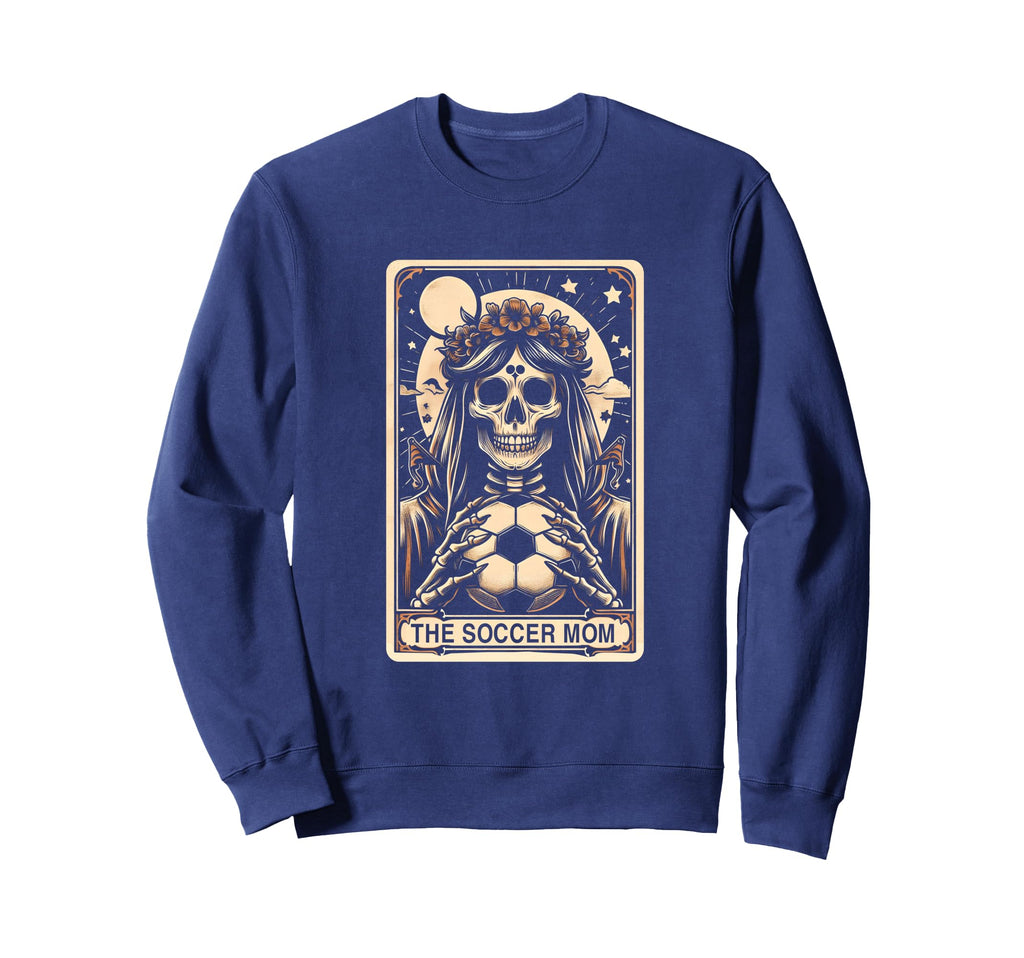 Soccer Mom Tarot Card Halloween Sweatshirt - Minimalist Print Men Women - T-Shirt, Sweatshirt, Hoodie