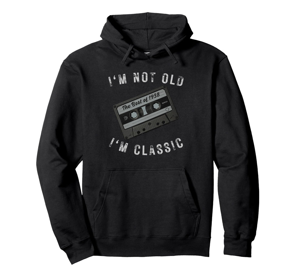 Best 1938 Funny Birthday Cassette Tape Hoodie - Graphic Print Unisex - T-Shirt, Sweatshirt, Hoodie
