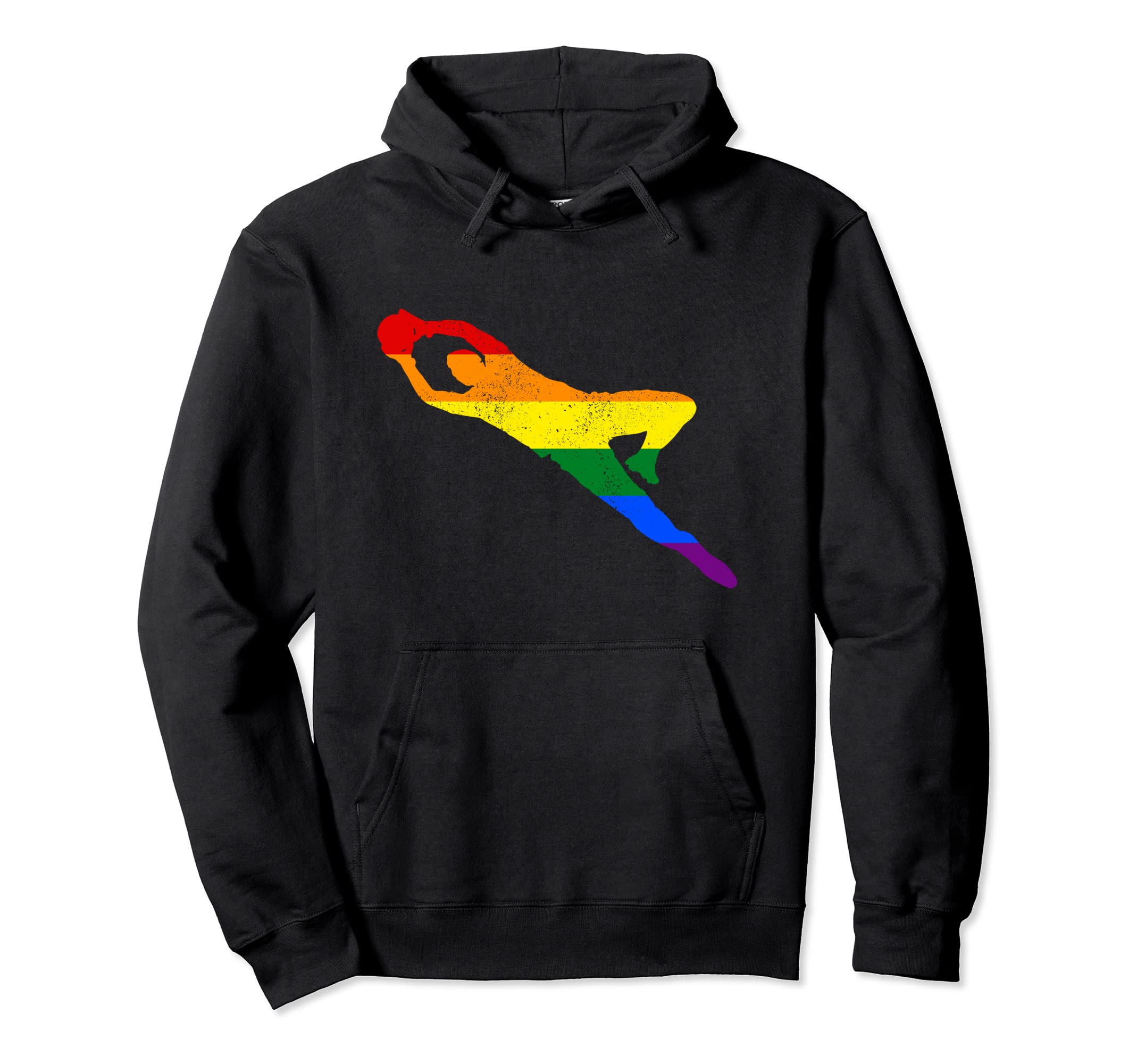 Goalie Gay Pride Lgbtq Goalkeeper Hoodie - Streetwear Style for Adults - T-Shirt, Sweatshirt, Hoodie