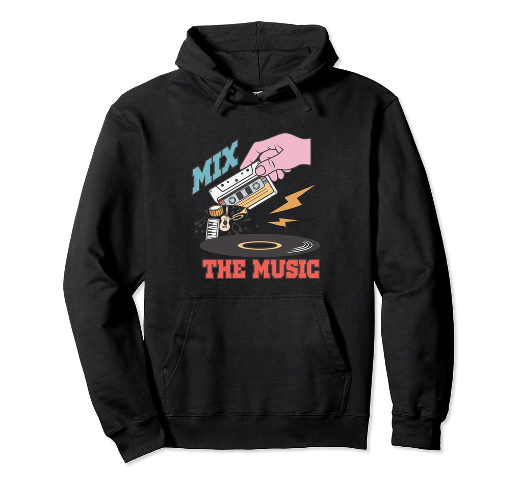 Mixtape Cassette Nostalgic Music Lovers Hoodie - Unique Graphic Men Women - T-Shirt, Sweatshirt, Hoodie