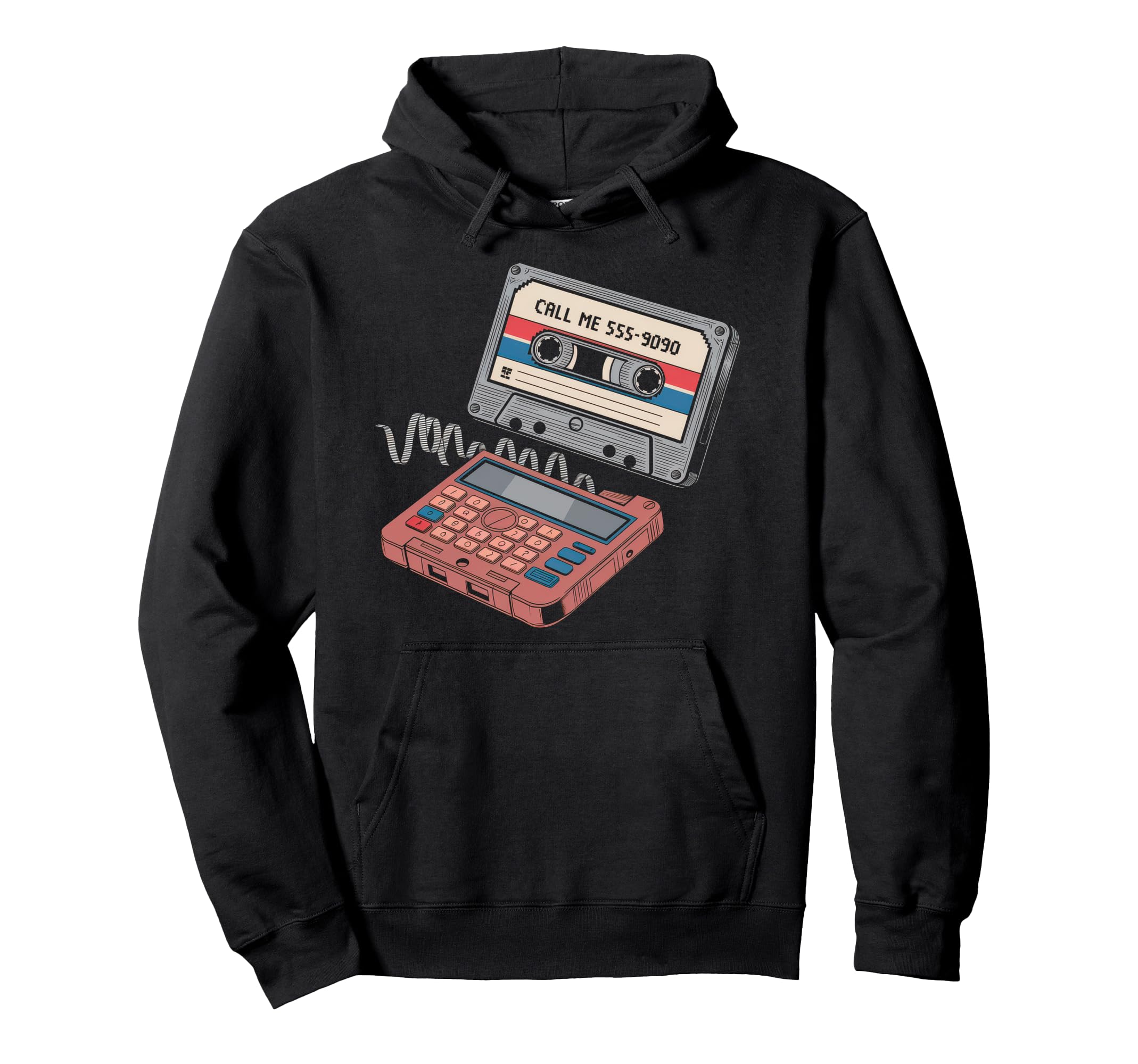 Cassette 80S 90S Party Mixtape Hoodie - Casual Everyday Wear for Adults - T-Shirt, Sweatshirt, Hoodie
